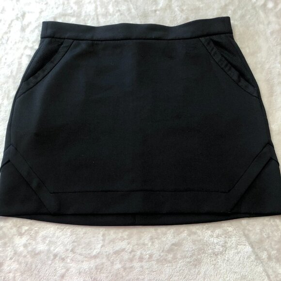 Simons Icone Black Straight Mini Skirt Size Large - Picture 3 of 10